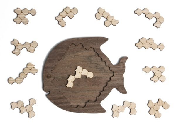 Tangram en Bois - Poisson – Image 3