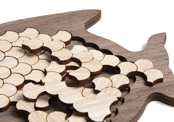 Tangram en Bois - Poisson – Image 2