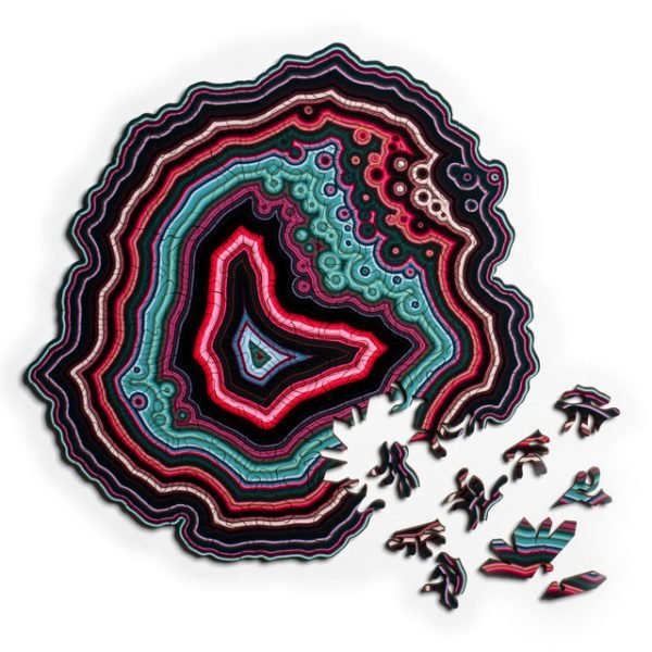 Puzzle en Bois - Agate Rose