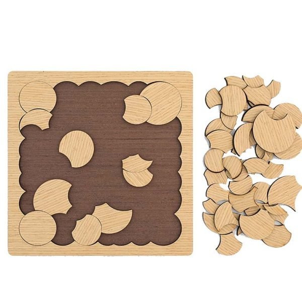 Tangram en Bois - Cercles