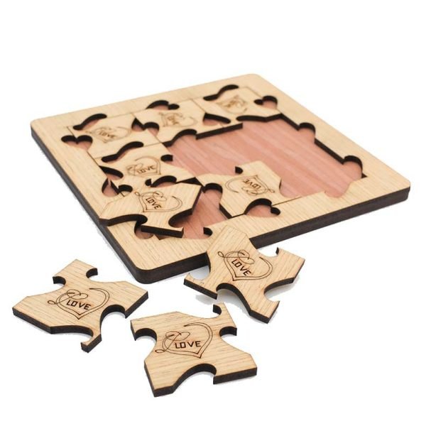 Tangram en Bois - Love