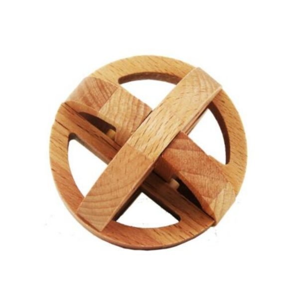Casse Tête en Bois - Gyroscope Simple