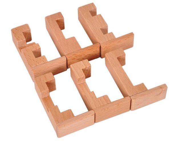 Casse Tête en Bois - Croix du Charpentier – Image 2