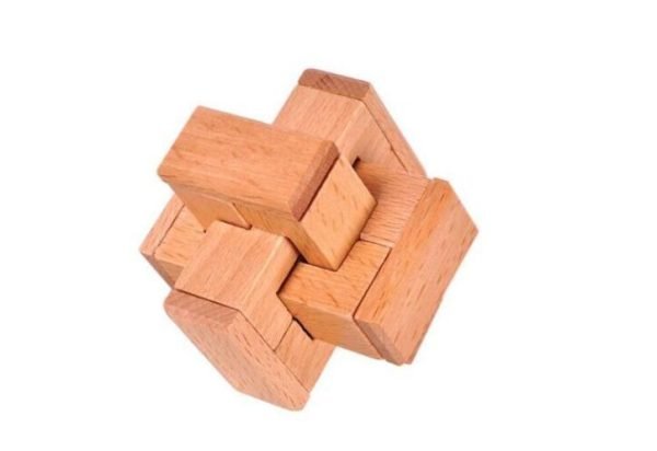 Casse Tête en Bois - Croix du Charpentier
