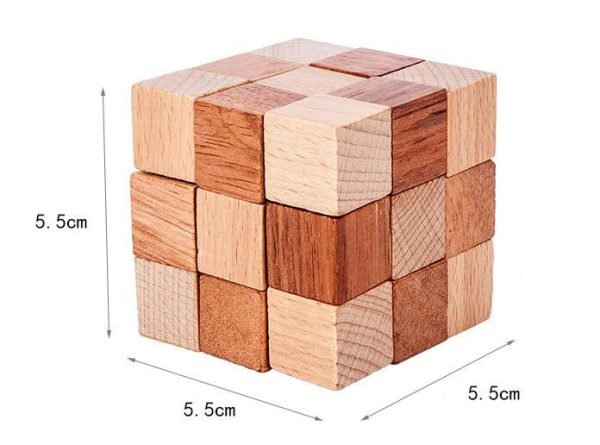 Casse Tête en Bois - Cube Serpent – Image 2