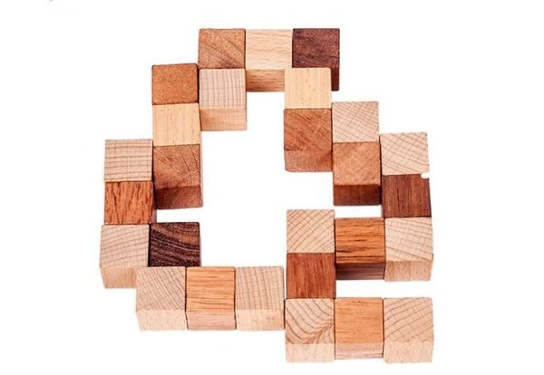 Casse Tête en Bois - Cube Serpent – Image 3